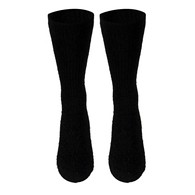 Truform 1912BL-XL TruSoft Crew-Length Socks - 8-15 mmHg - Black - Extra Large