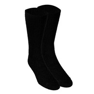 Truform 1912BL-XL TruSoft Crew-Length Socks - 8-15 mmHg - Black - Extra Large