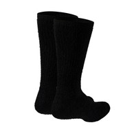 Truform 1912BL-XL TruSoft Crew-Length Socks - 8-15 mmHg - Black - Extra Large