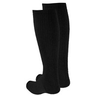 Truform 1913BL-L TruSoft Knee-High Socks - 8-15 mmHg - Black - Large