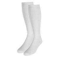 Truform 1913WH-S TruSoft Knee-High Socks - 8-15 mmHg - White - Small