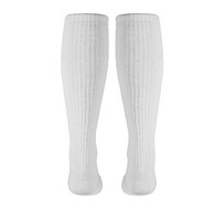 Truform 1913WH-XS TruSoft Knee-High Socks - 8-15 mmHg - White - Extra Small