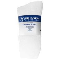 Truform 1918 Loose-Fit Top Diabetic Socks, Mid Calf (3 Pairs per Pack)