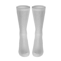 Truform 1918 Loose-Fit Top Diabetic Socks (3 PR/PK) - Mid Calf - XL - White