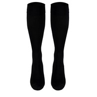 Truform 1923BL-M Knee-High Travel Series Compression Socks - 15-20 mmHg - Black - Medium