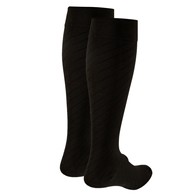 Truform 1923BN-XL Knee-High Travel Series Compression Socks - 15-20 mmHg - Brown - Extra Large