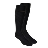 Truform 1923CH-M Knee-High Travel Series Compression Socks - 15-20 mmHg - Charcoal - Medium