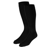 Truform 1923NV-XL Knee-High Travel Series Compression Socks - 15-20 mmHg - Navy - Extra Large