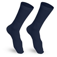 Truform 1932NV-L Crew-Length Casual Socks - 15-20 mmHg - Navy - Large