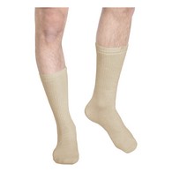 Truform 1932TN-L Crew-Length Casual Socks - 15-20 mmHg - Tan - Large