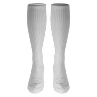 Truform 1933-M Knee-High Casual Socks - 15-20 mmHg - White - Medium