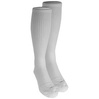 Truform 1933-M Knee-High Casual Socks - 15-20 mmHg - White - Medium