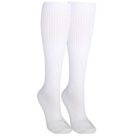 Truform 1934WH-S Knee-High Casual Socks - 20-30 mmHg - White - Small