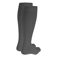 Truform 1943 Men's Dress-Style Support Socks - Knee High - 15-20 mmHg - LGE - Charcoal