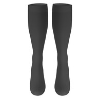 Truform 1943 Men's Dress-Style Support Socks - Knee High - 15-20 mmHg - XL - Charcoal