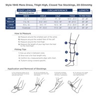 Truform 1945 Thigh-High Dress Socks - 20-30 mmHg