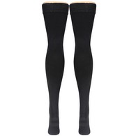 Truform 1945BL-S Thigh-High Dress Socks - 20-30 mmHg - Black - Small