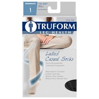 Truform 1963 Knee-High Casual Socks - 15-20 mmHg