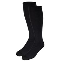 Truform 1963BL-XL Knee-High Casual Socks - 15-20 mmHg - Black - Extra Large