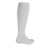 Truform 1963WH-XL Knee-High Casual Socks - 15-20 mmHg - White - Extra Large