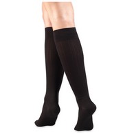 Truform 1974 Knee Trouser Socks - Rib Pattern - 20-30 mmHg