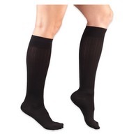 Truform 1974 Knee Trouser Socks - Rib Pattern - 20-30 mmHg