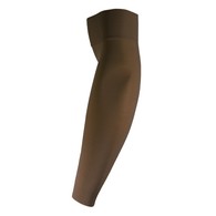 Truform 3315BN-L Lymphedema Compression Arm Sleeve - Soft Top - 15-20 mmHg - Brown - Large