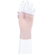 Truform 3322BG-L Lymphedema Compression Gauntlet Glove - 20-30 mmHg - Beige - Large