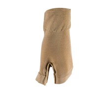 Truform 3322BG-S Lymphedema Compression Gauntlet Glove - 20-30 mmHg - Beige - Small