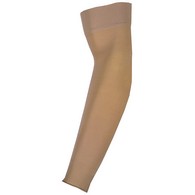 Truform 3326BG-L Lymphedema Compression Arm Sleeve - Dot Top - 20-30 mmHg - Beige - Large