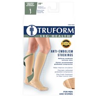 Truform 8808 Anti-Embolism Stockings, Knee High, Unisex, 18 mmHg, Regular Length