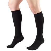 Truform 8808 Anti-Embolism Knee-High Stockings - 18 mmHg - 4XL - Black