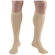 Truform 8808S Anti-Embolism Stockings, Knee High, Unisex, 18 mmHg, Beige, Short Length