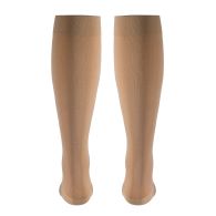 Truform 8808S Anti-Embolism Stockings, Knee High, Unisex, 18 mmHg, Beige, Short Length