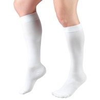 Truform 8808 Anti-Embolism Knee-High Stockings - 18 mmHg - 4XL - White