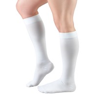 Truform 8808 Anti-Embolism Knee-High Stockings - 18 mmHg - 4XL - White