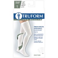 Truform 8810 Thigh-High Compression Stockings - Closed Toe - 18 mmHg