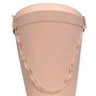 Truform 8810BG-L Thigh-High Stockings - Closed Toe - 18 mmHg - Beige - Large