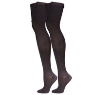 Truform 8810BL-S Thigh-High Stockings - Closed Toe - 18 mmHg - Black - Small