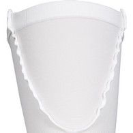Truform 8810WH-S Thigh-High Stockings - Closed Toe - 18 mmHg - White - Small