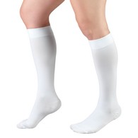Truform 8845WH-S Knee-High Stockings - Closed Toe - 30-40 mmHg - White - Small