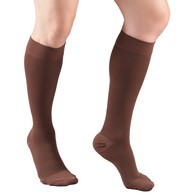 Truform 8865 Medical Knee-High Compression Stockings - 20-30 mmHg - SML - Brown