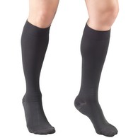 Truform 8865 Medical Knee-High Compression Stockings - 20-30 mmHg - 2XL - Charcoal