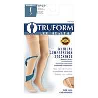 Truform 8878 Classic Medical Compression Stockings - Thigh-High with Dot Top - Unisex - 15-20 mmHg