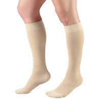 Truform 9965ABG-M Knee-High Compression Stockings - Aloe Knit Microfiber - 20-30 mmHg - BGE - MED