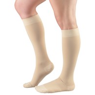 Truform 9965ABG-M Knee-High Compression Stockings - Aloe Knit Microfiber - 20-30 mmHg - BGE - MED