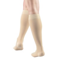 Truform 9965BG-2L Knee-High Stockings - Microfiber - 20-30 mmHg - Beige - 2XL