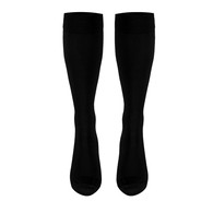 Truform 9965BL-XL Knee-High Stockings - Microfiber - 20-30 mmHg - Black - Extra Large