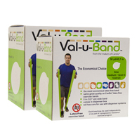 Val-u-Band 10-6133 Latex Free Band - Twin-Pak - 100 yd - Lime - Level 3/7