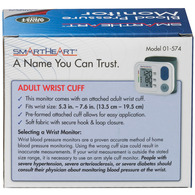 Veridian 01-541 SmartHeart Automatic Wrist Digital Blood Pressure Monitor